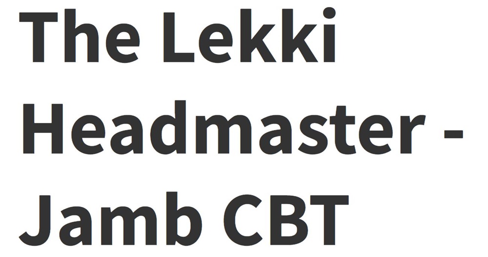 Questions answers From Lekki Headmaster